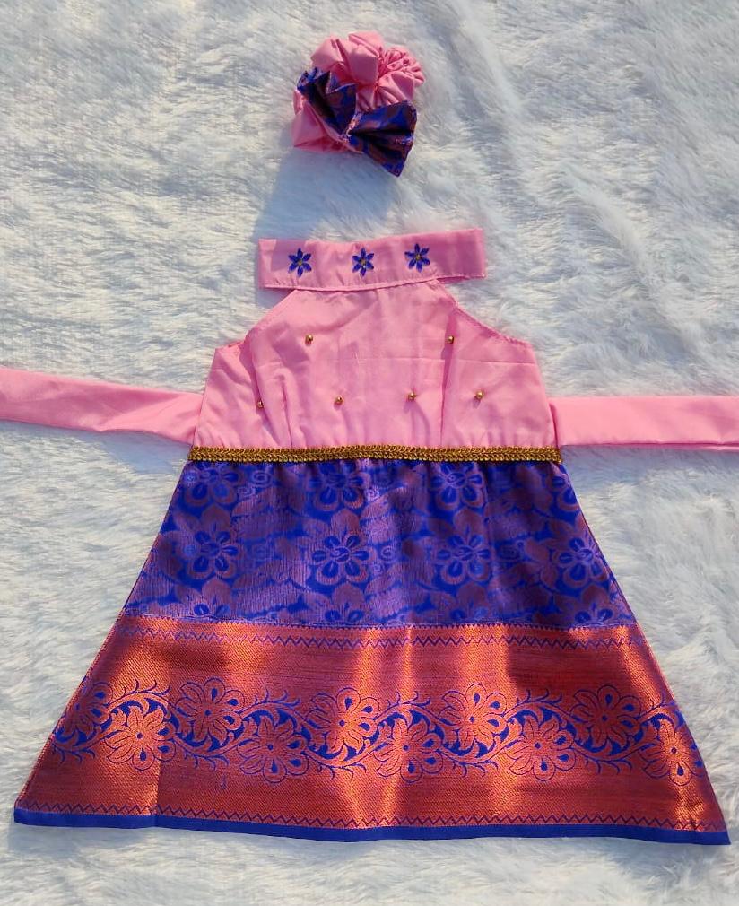 Pink and Blue Frock