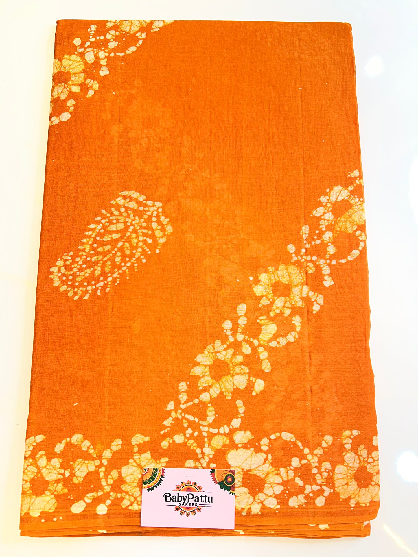 Venkatagiri Pure Cotton Saree Bathik Print