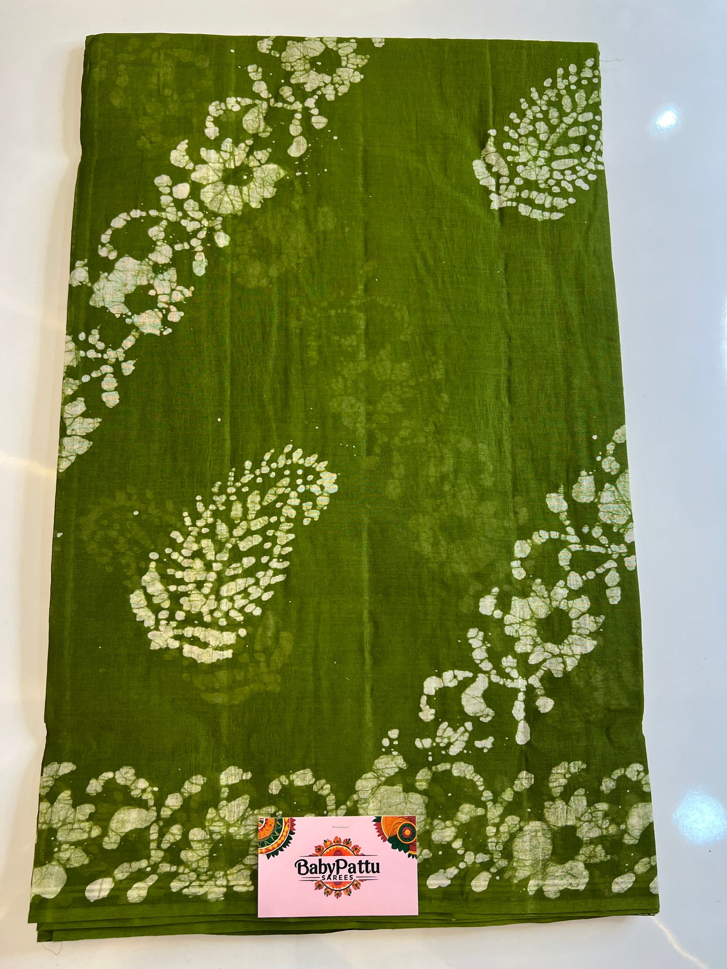 Venkatagiri Pure Cotton Saree Bathik Print
