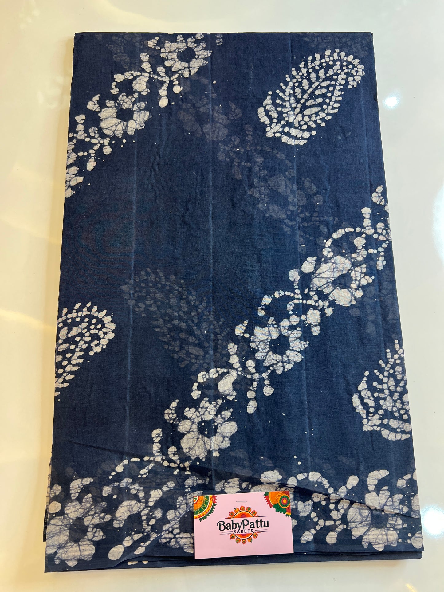 Venkatagiri Pure Cotton Saree Bathik Print