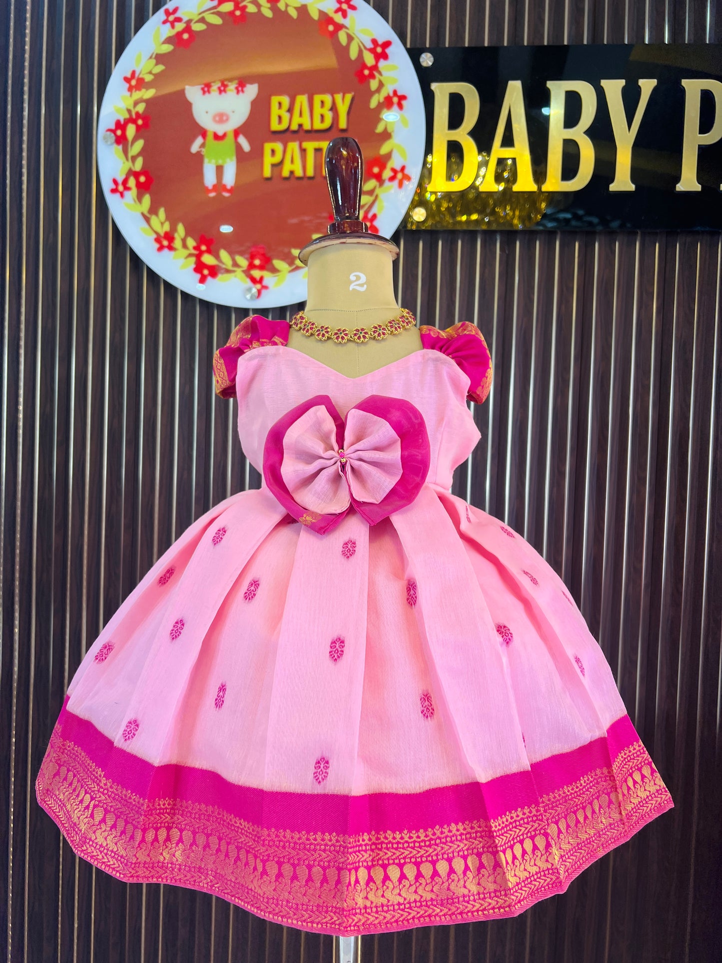Kalyani Cotton Pink Frock