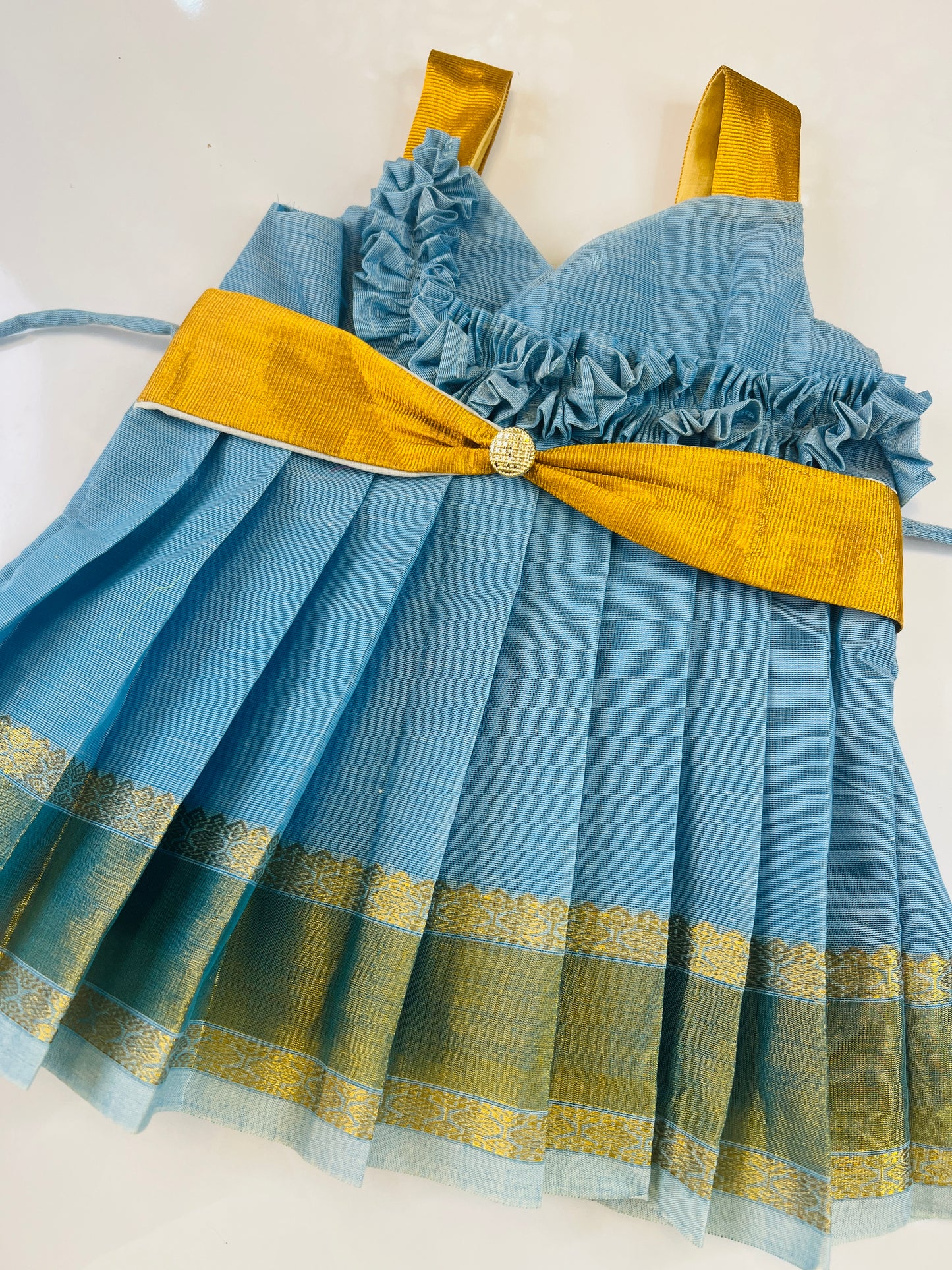 Cute Sky Blue Frock