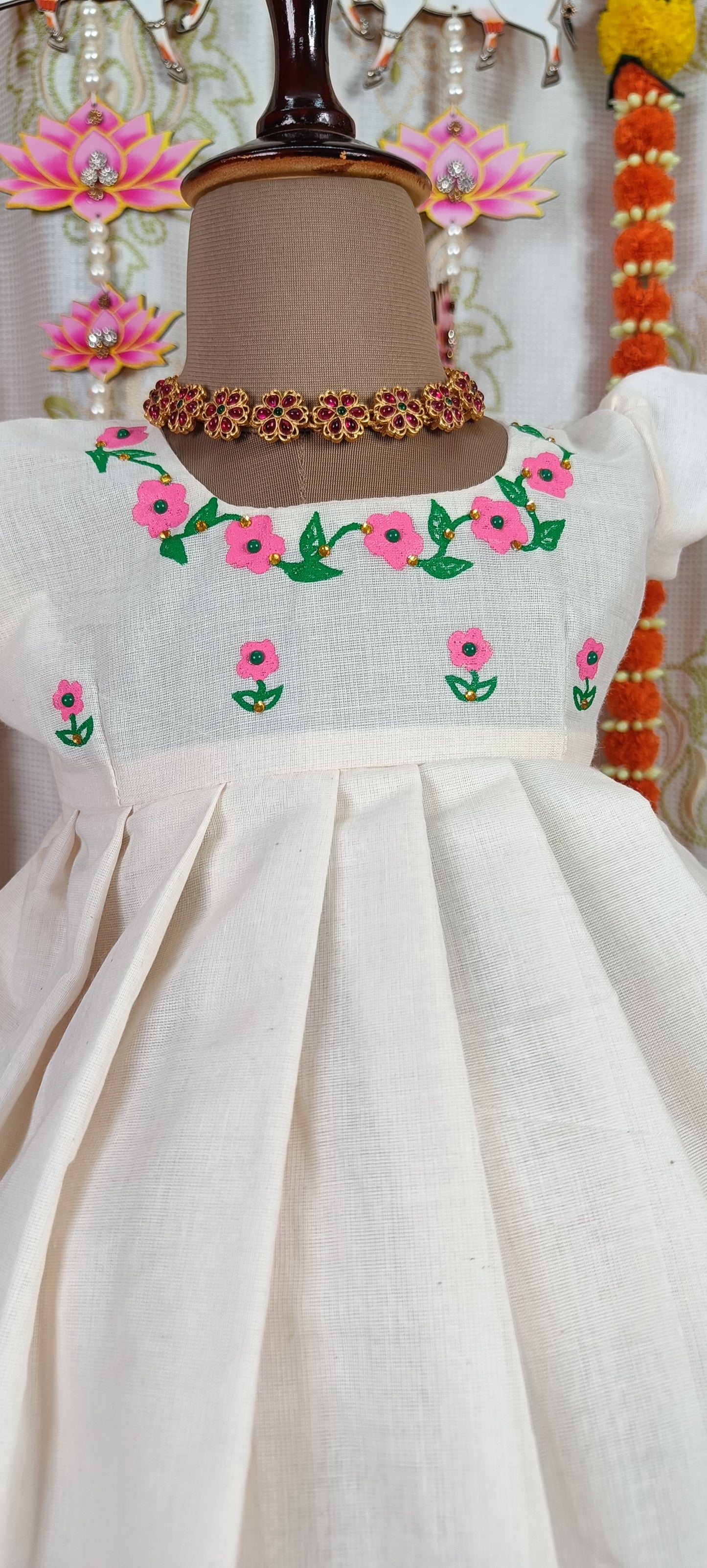 🌾🌾Floral Hand Painted Kerala Cotton || Vishu Collection || 2024 || 🌾🌾