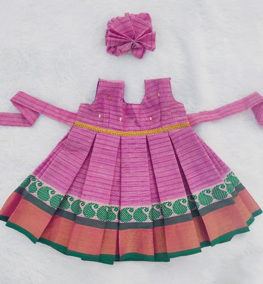 Purple Cotton Frock
