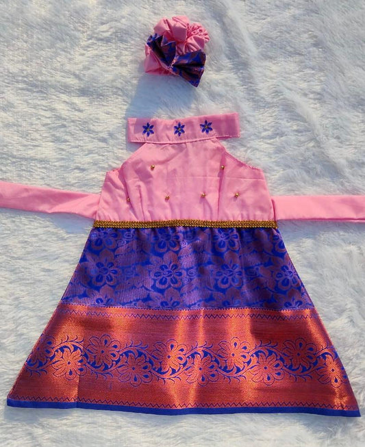 Pink and Blue Frock