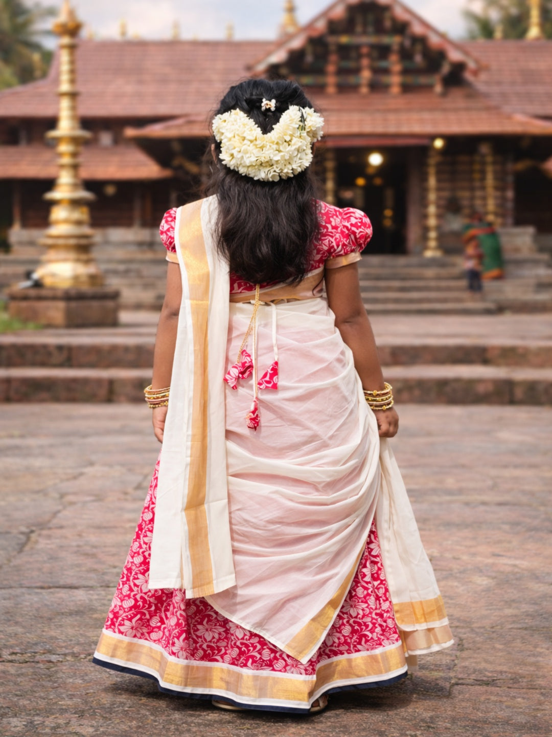 Kerala Cotton Princess Half Saree