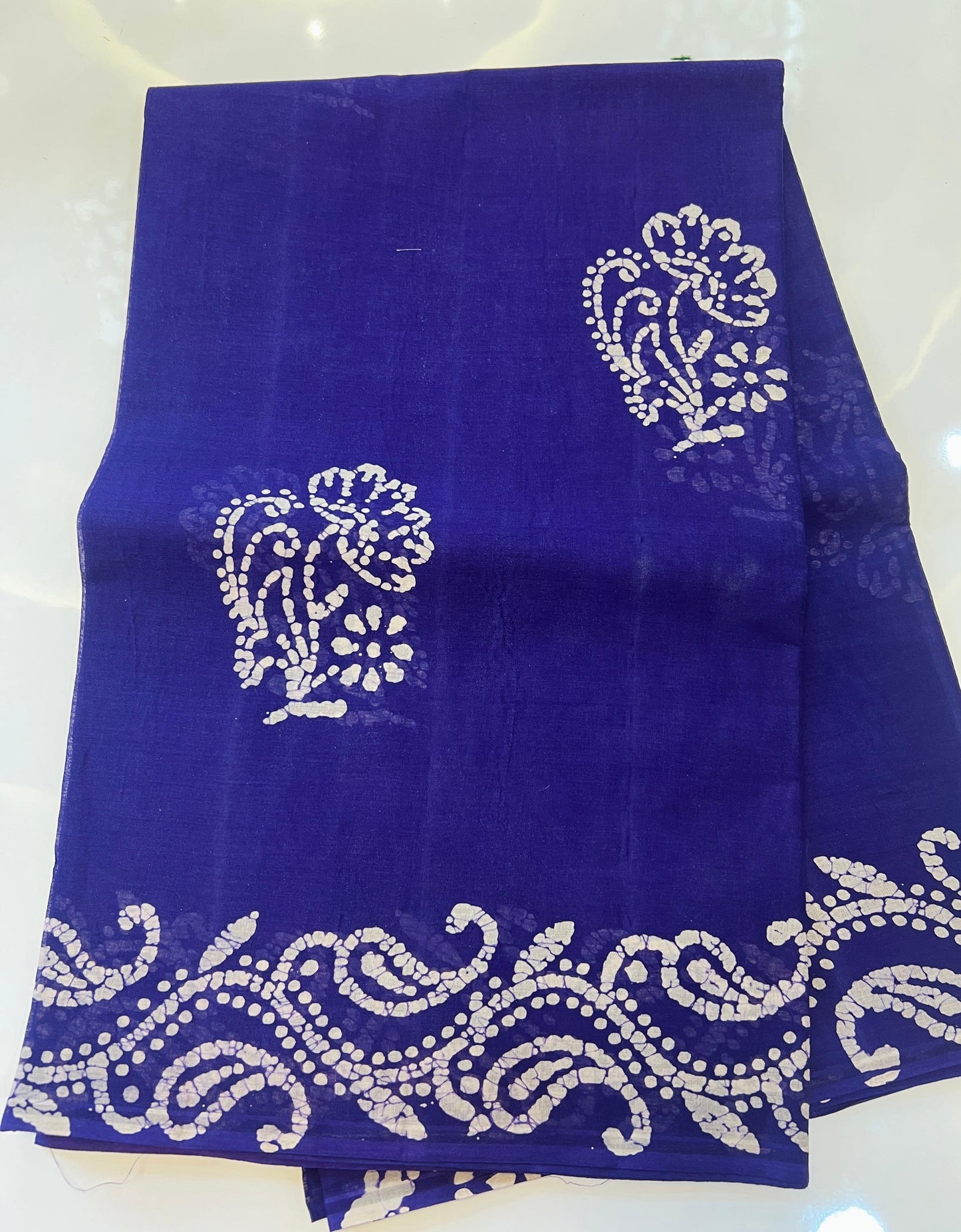 Blue Color Venkatgiri Pure Cotton Saree