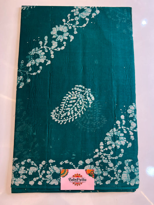 Venkatagiri Pure Cotton Saree Bathik Print