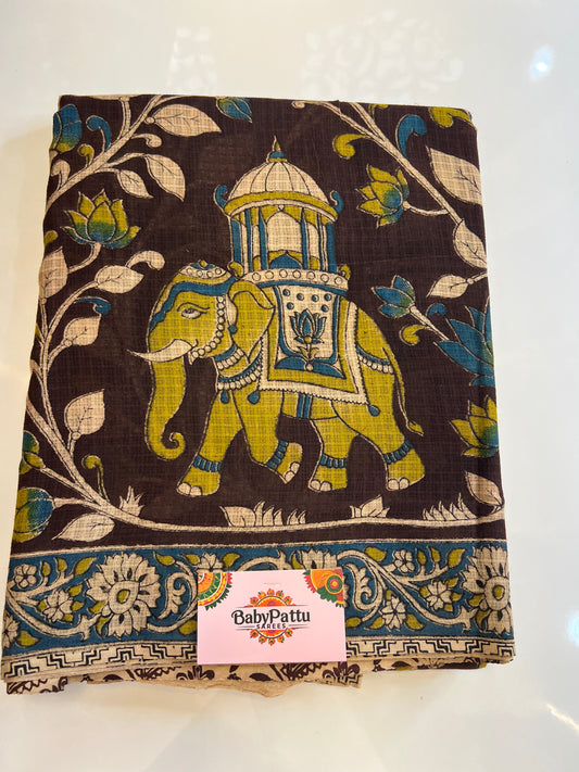 Kota Kalamkari Saree