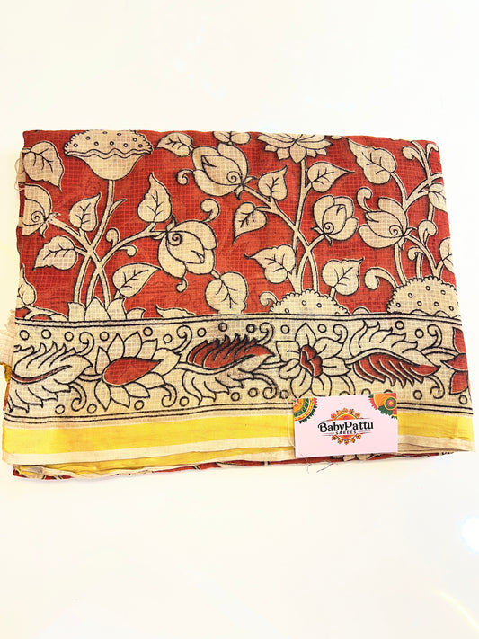 Kota Kalamkari Saree