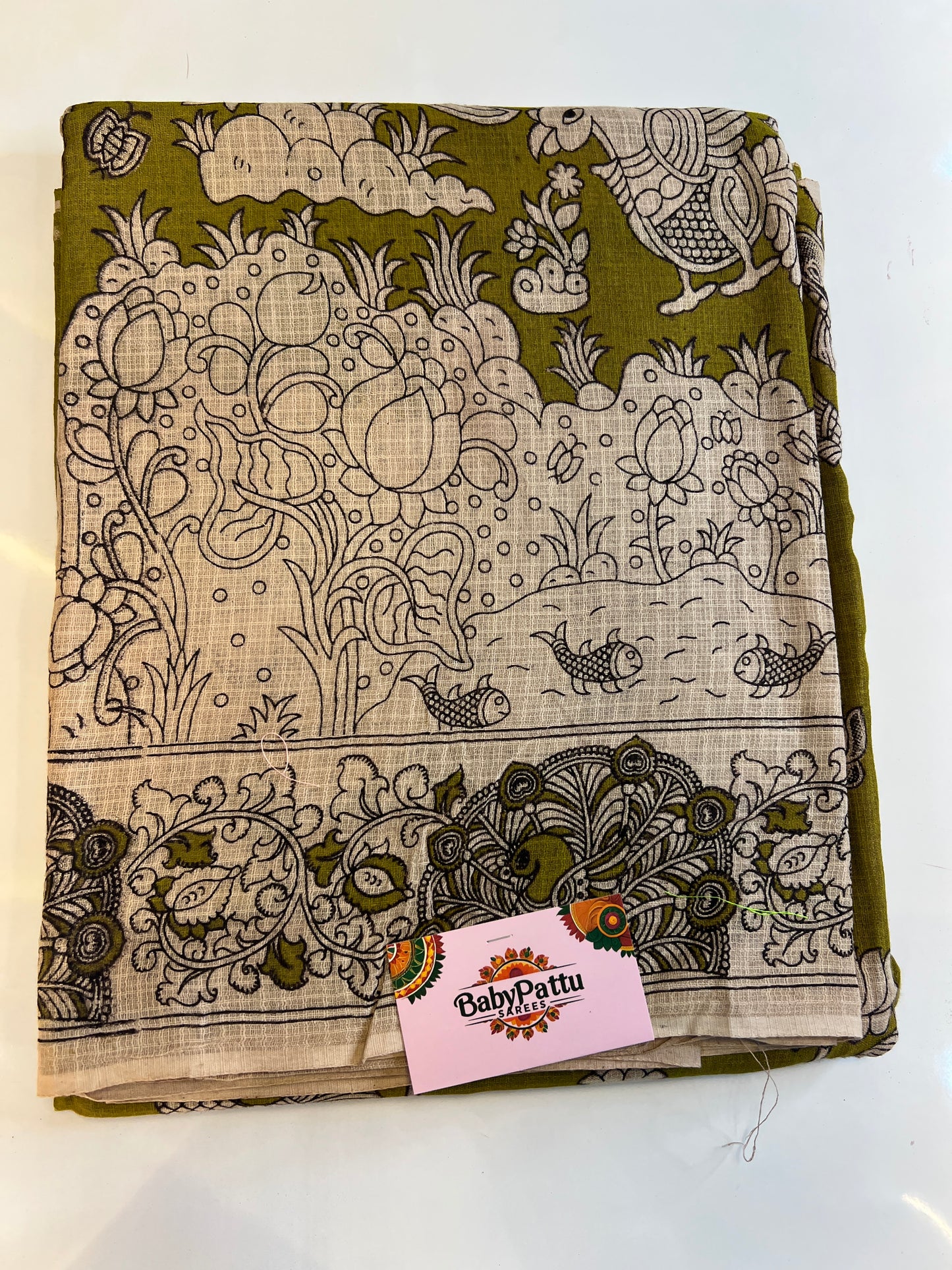 Kota Kalamkari Saree