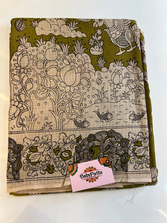 Kota Kalamkari Saree