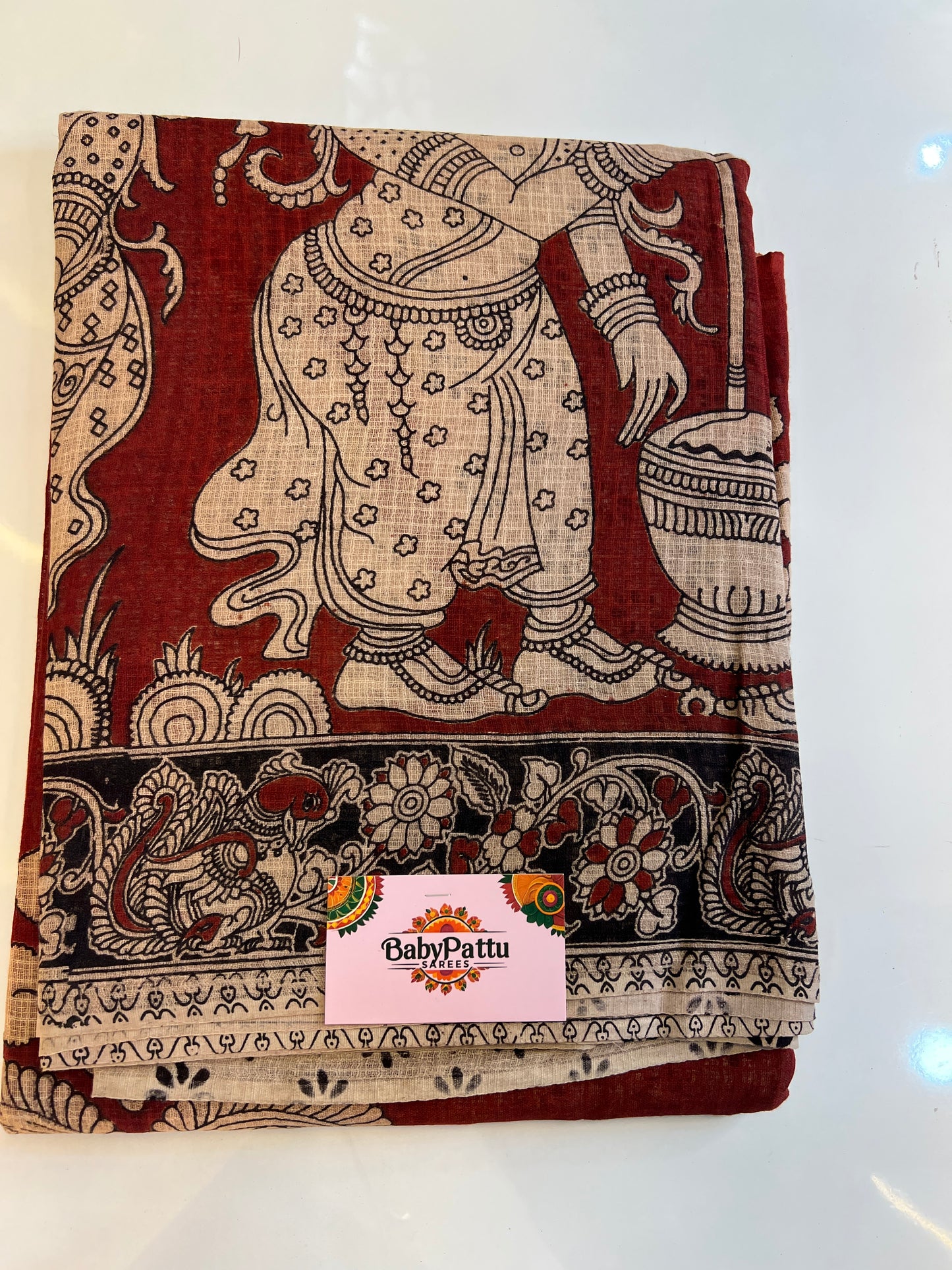 Kota Kalamkari Saree