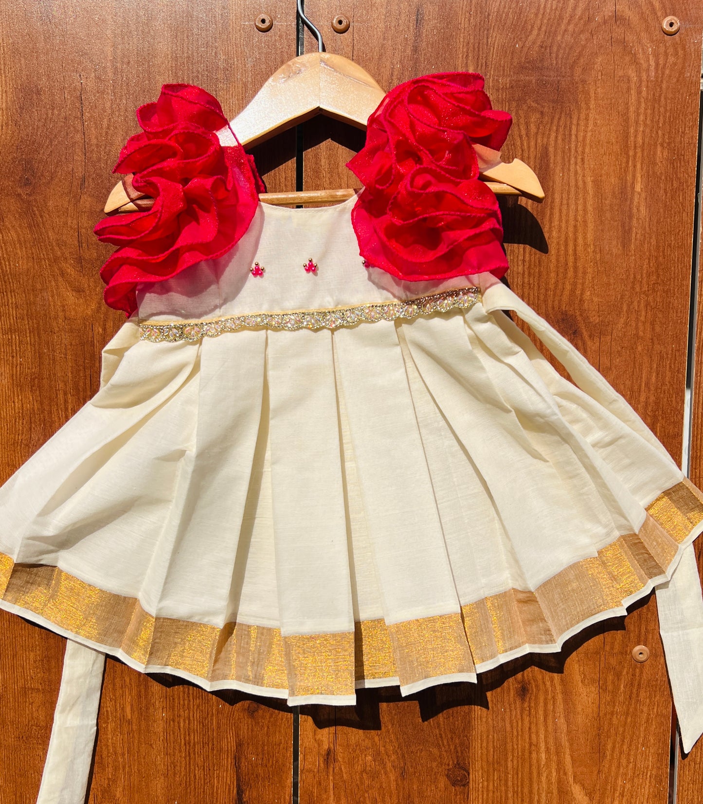 Rani Pink Kerala Frock