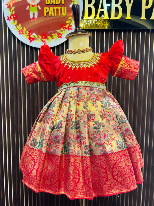 Red Frock | Dasara & Diwali | Collection 2025