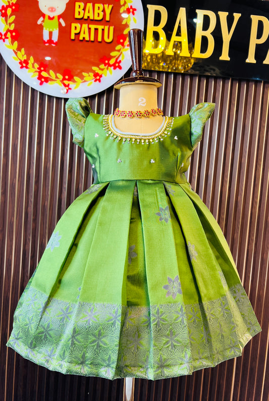 Mehendi Green Frock
