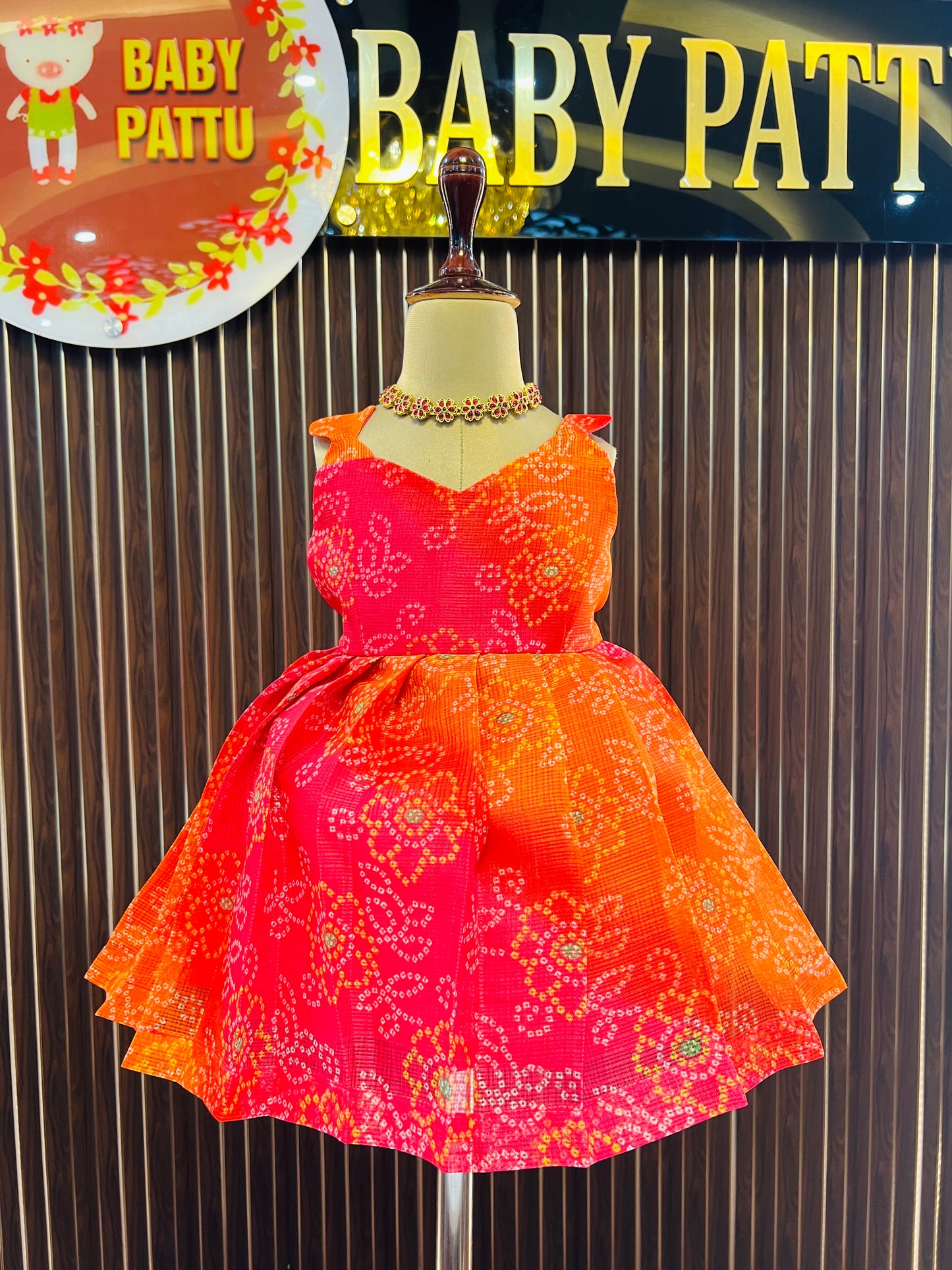 Multicolor Kota Cotton Frock - Summer Collections 2026