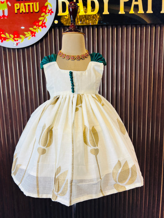 Kerala Cotton Frock - Summer Collections 2026