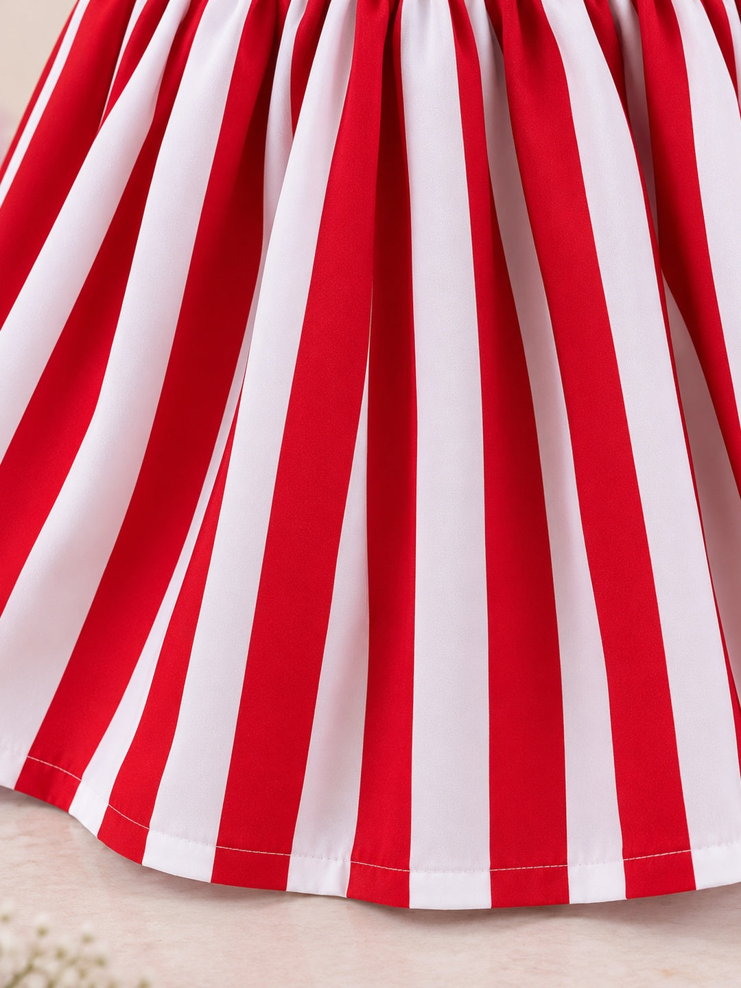 White & Red Frock