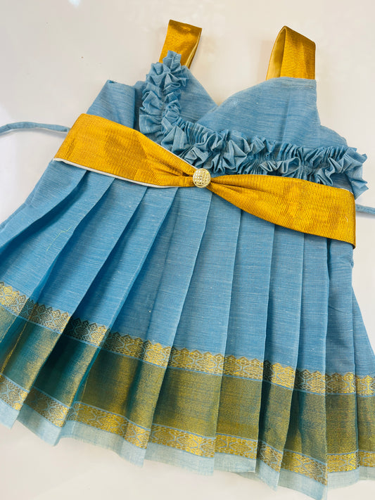 Cute Sky Blue Frock