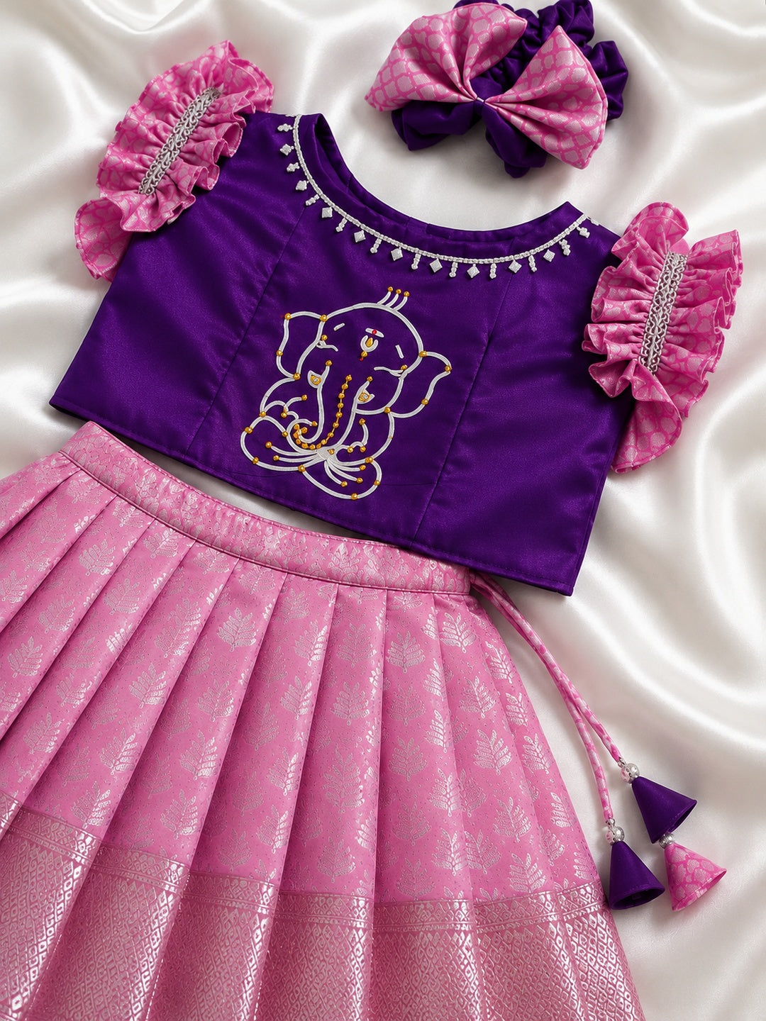 2026 Pink & Purple Ganesh Chaturthi Collection