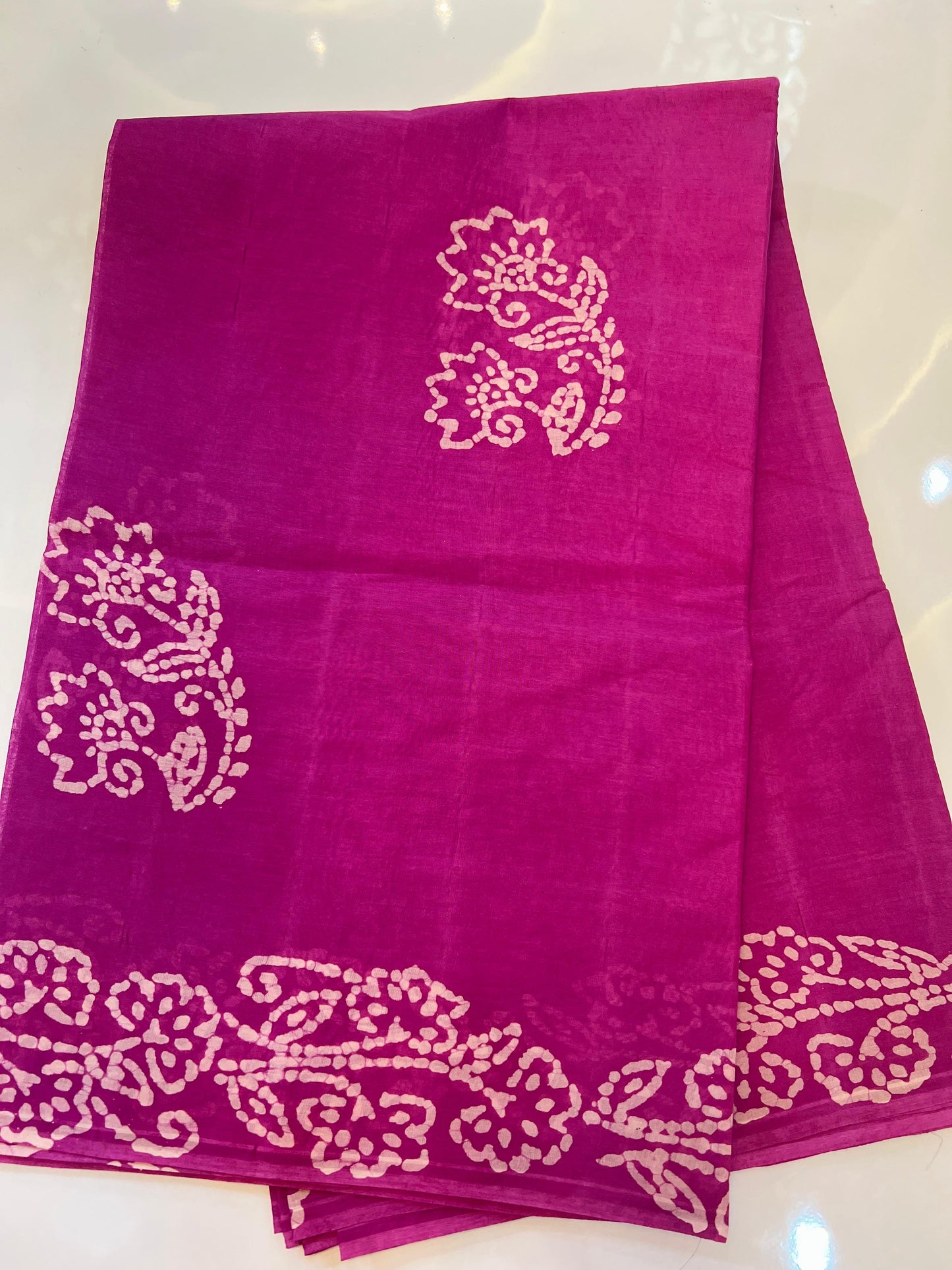 Pink Color Venkatgiri Pure Cotton Saree